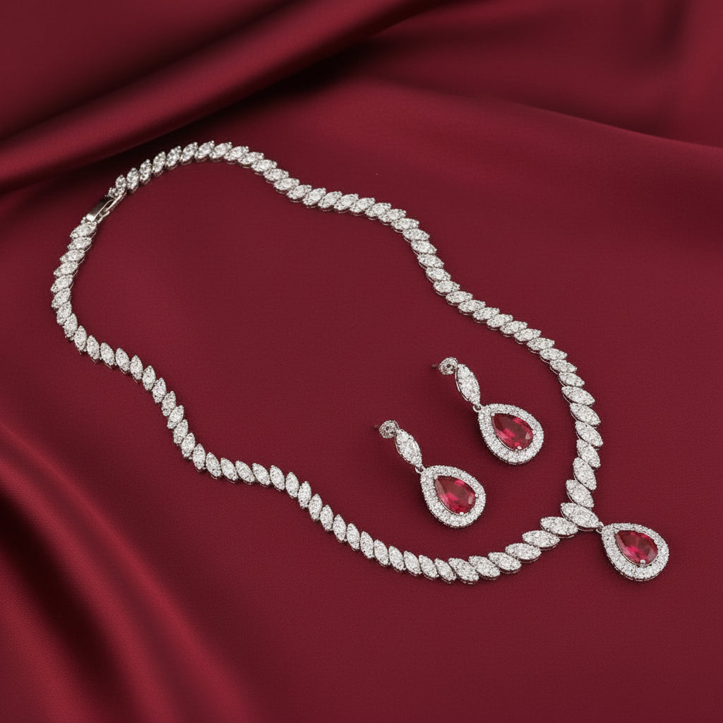 Bound Jewels Fancy Champagne Pear Drop Pave Set