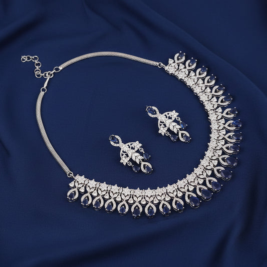 Bound Jewels Floral Petal Drop Choker Set