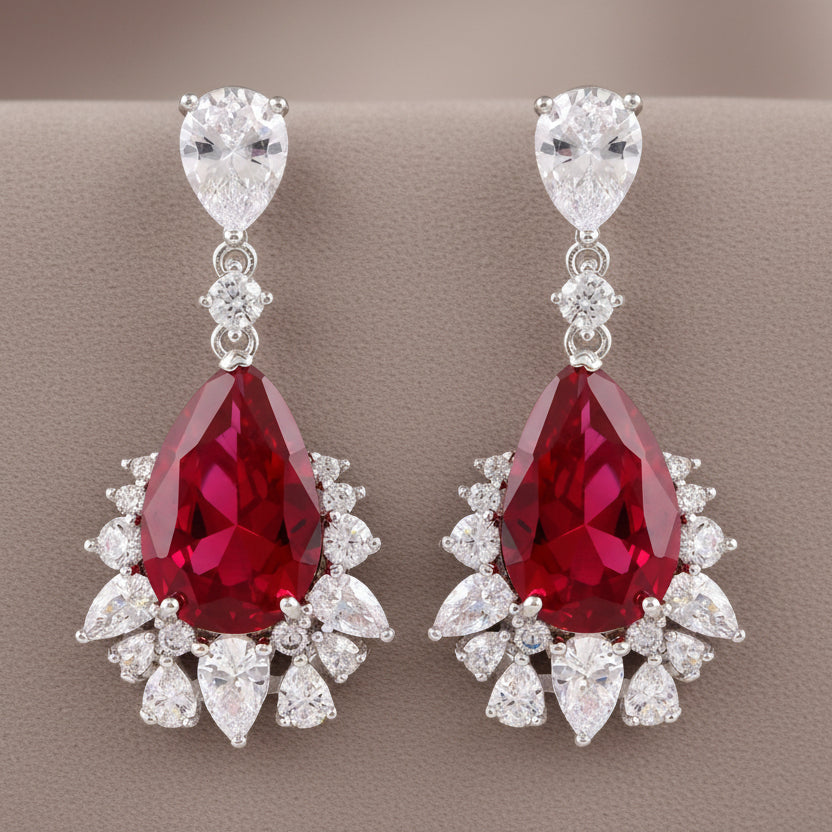 Bound Jewels Luxury Zircon Drop Earrings