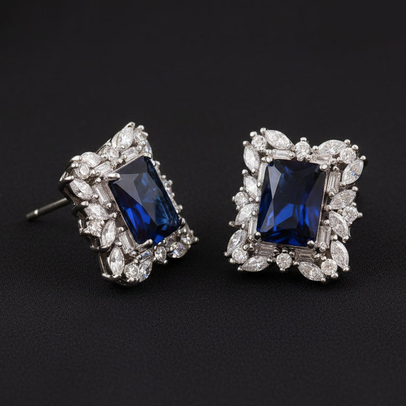 Bound Jewels Luxury CZ Stud Earrings