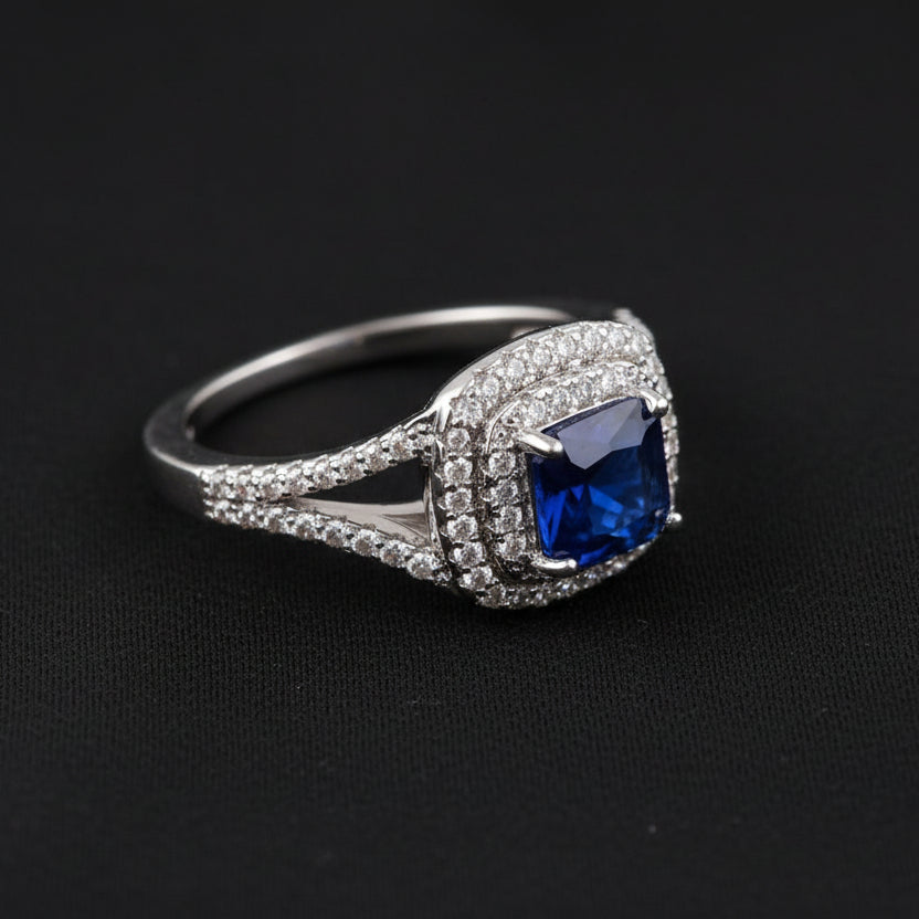 Bound Jewels Luxury Elegant Square Zircon Ring