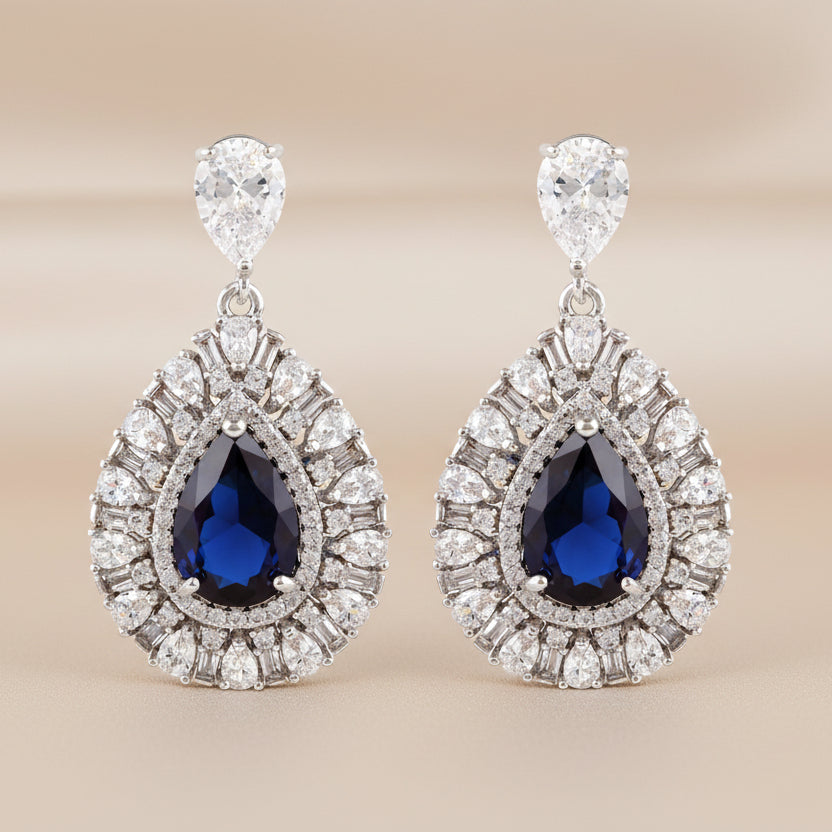 Bound Jewels Luxury Zircon Drop-Shaped Earring