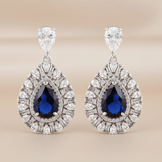 Bound Jewels Luxury Zircon Drop-Shaped Earring