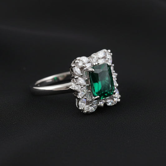 Bound Jewels Fancy Rectangle Zircon Ring