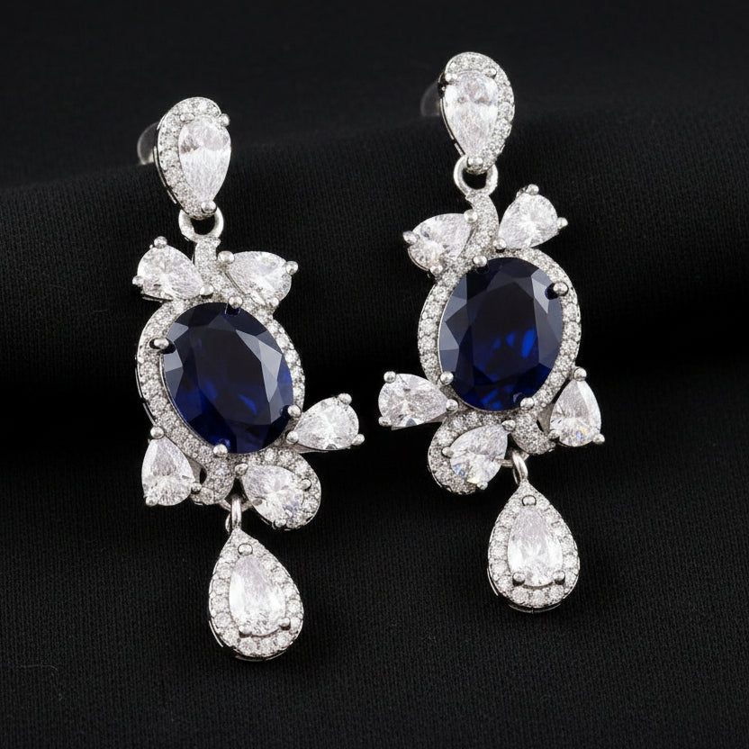 Bound Jewels Zircon Drop Earrings