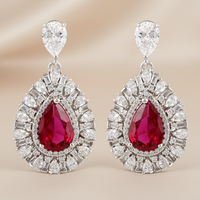 Bound Jewels Luxury Zircon Drop-Shaped Earring
