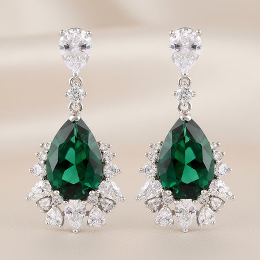 Bound Jewels Luxury Zircon Drop Earrings