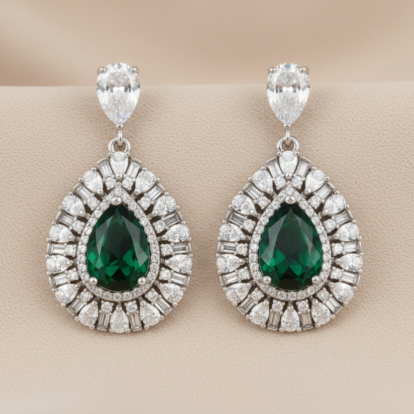 Bound Jewels Luxury Zircon Drop-Shaped Earring