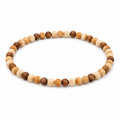 B & J Handmade Wooden Bead Anklet