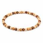 B & J Handmade Wooden Bead Anklet